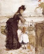 Berthe Morisot Balcony France oil painting artist